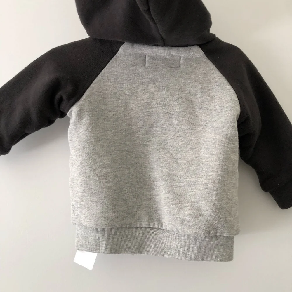 Stella Maccartney Baby Gray Penguin Hoodie Sweater 3 M - Picture 10 of 10